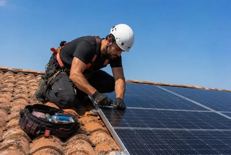 Maintenance et monitoring de panneaux solaires à Pierrelatte