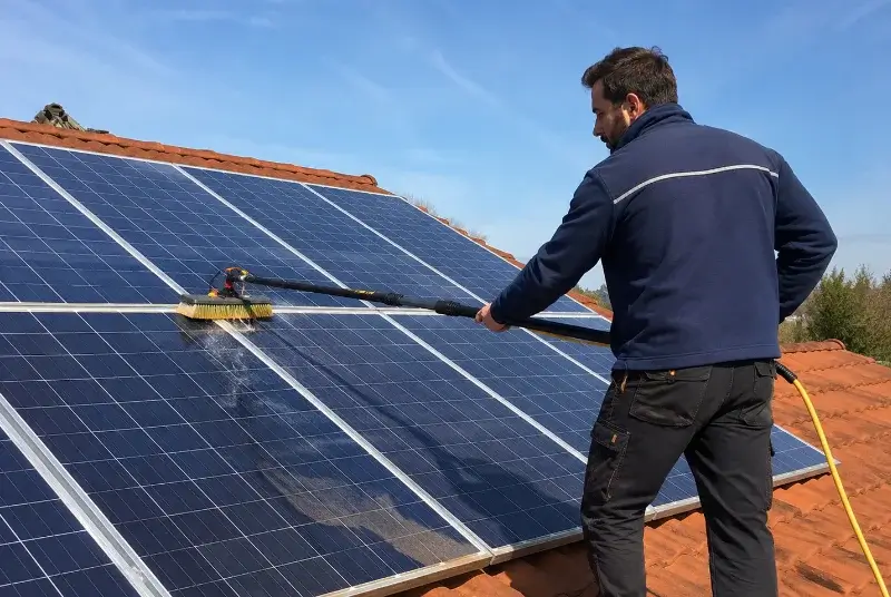 Nettoyage et entretien de panneaux solaires à Pierrelatte